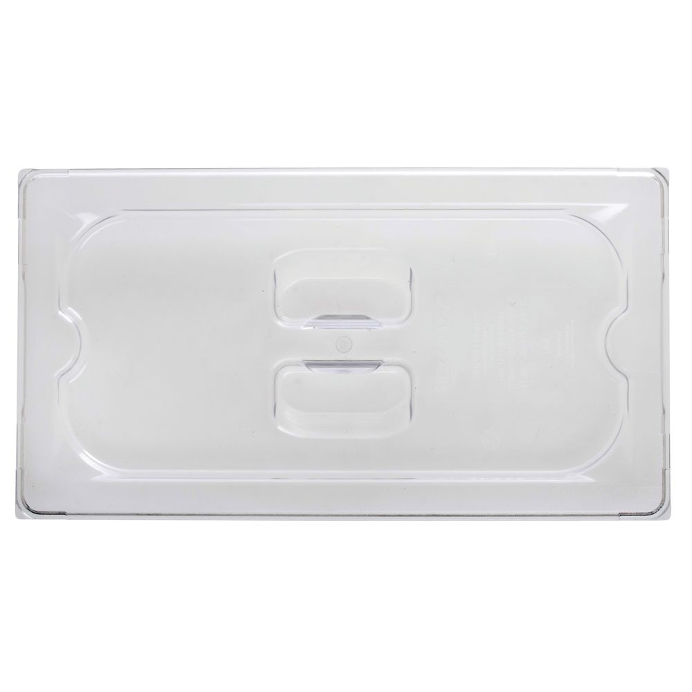 Super Pan 3 1/3 Size Low Temp Solid Plastic Pan Cover, Clear