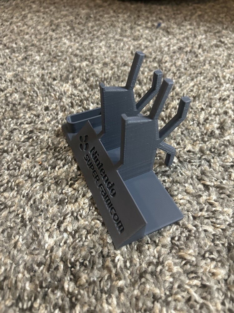 Super Famicom Controller Stand 3D Print