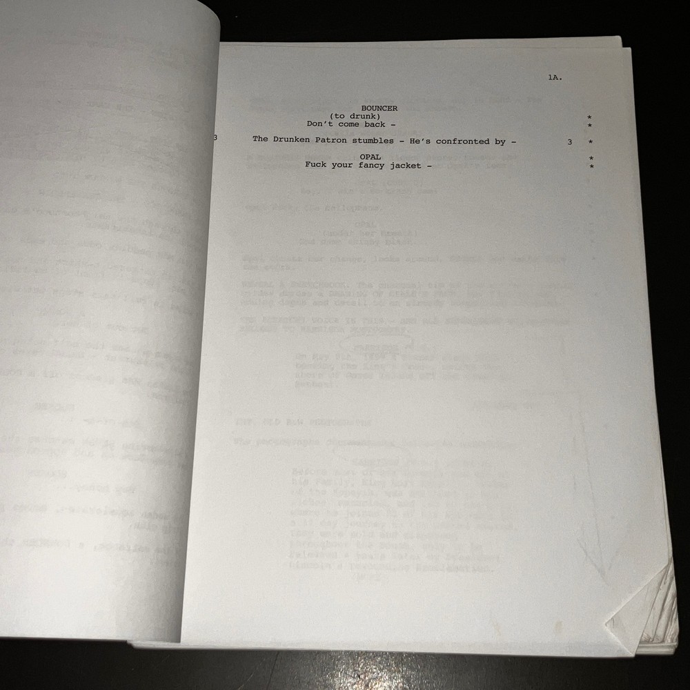 HARRISON MONTGOMERY (2008) Martin Landau's Script w/NOTES / Magic & Money+ COA!