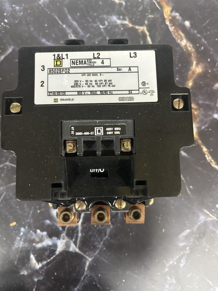 Square D 8502SF02 NEMA Size 4