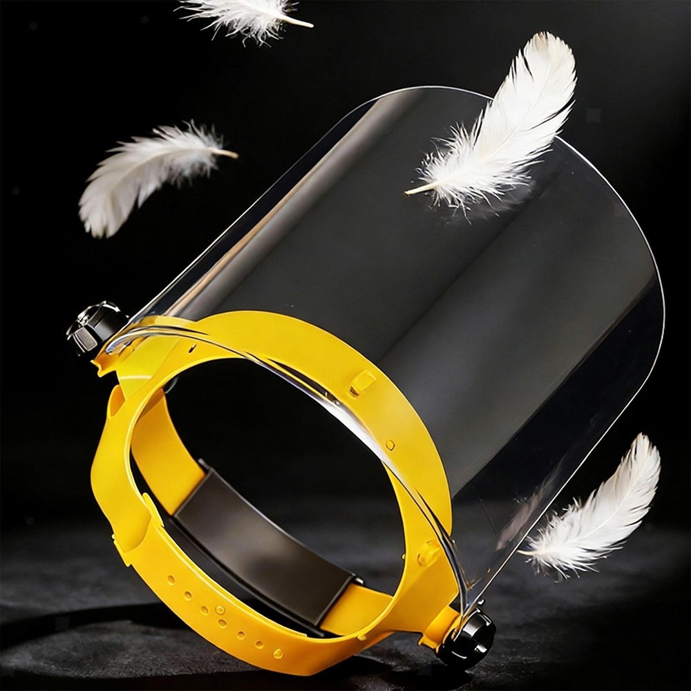 Face Shield Mask Full Face Guard Adjustable Headgear Multipurpose Protector for