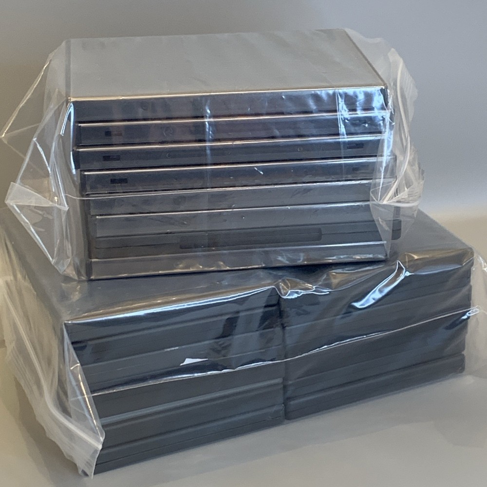 28 Empty Black Standard DVD Storage Cases (NOT SLIM)