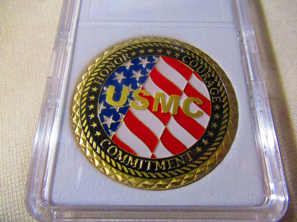 US MARINE CORPS VETERAN Challenge Coin