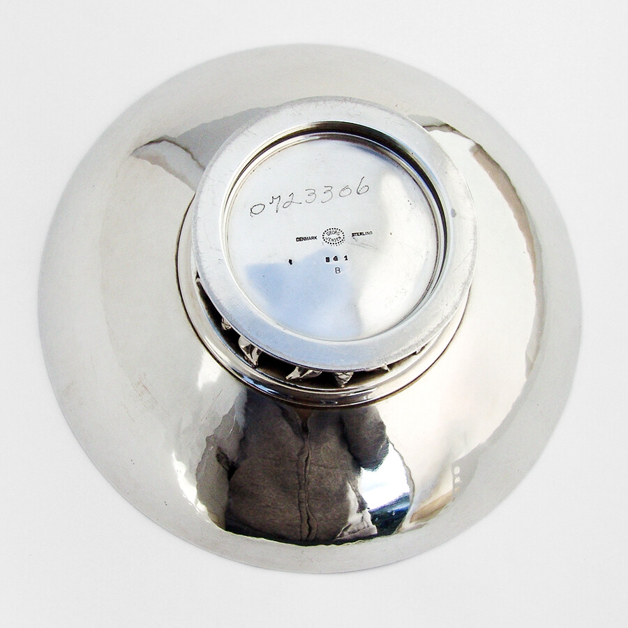 Georg Jensen Footed Bowl 641B Danish Sterling Silver 1940