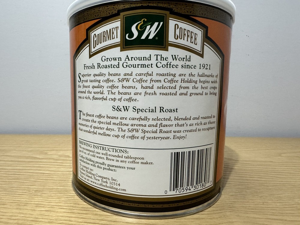 S&W Special Roast Coffee (34.5 oz)