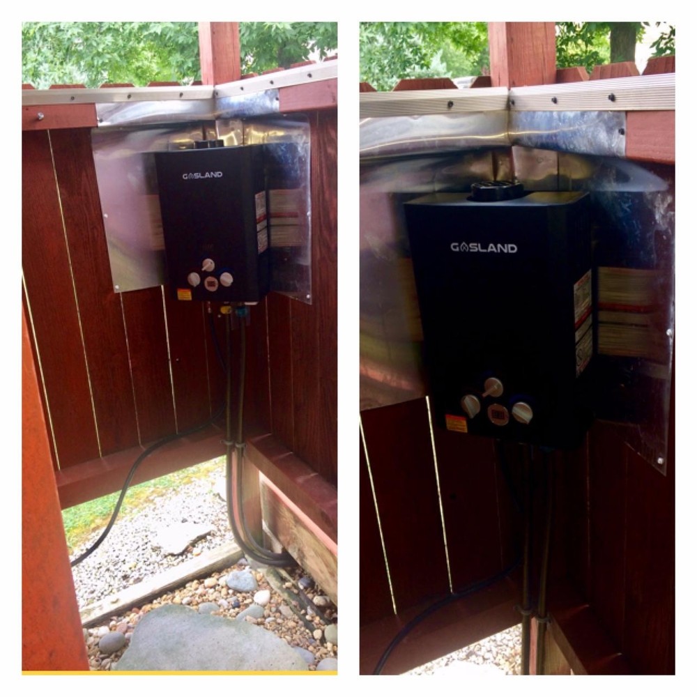 6L Portable Gas Water Heater Smart Mode On Demand Water for RV Cabin Barn Boat