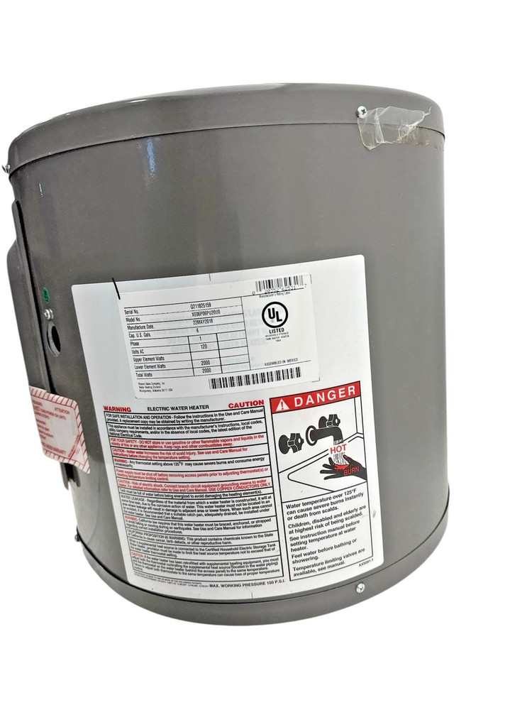Rheem Performance 6 Gal. Electric Point of Use Water Heater XE06P06PU20U0 (OB)
