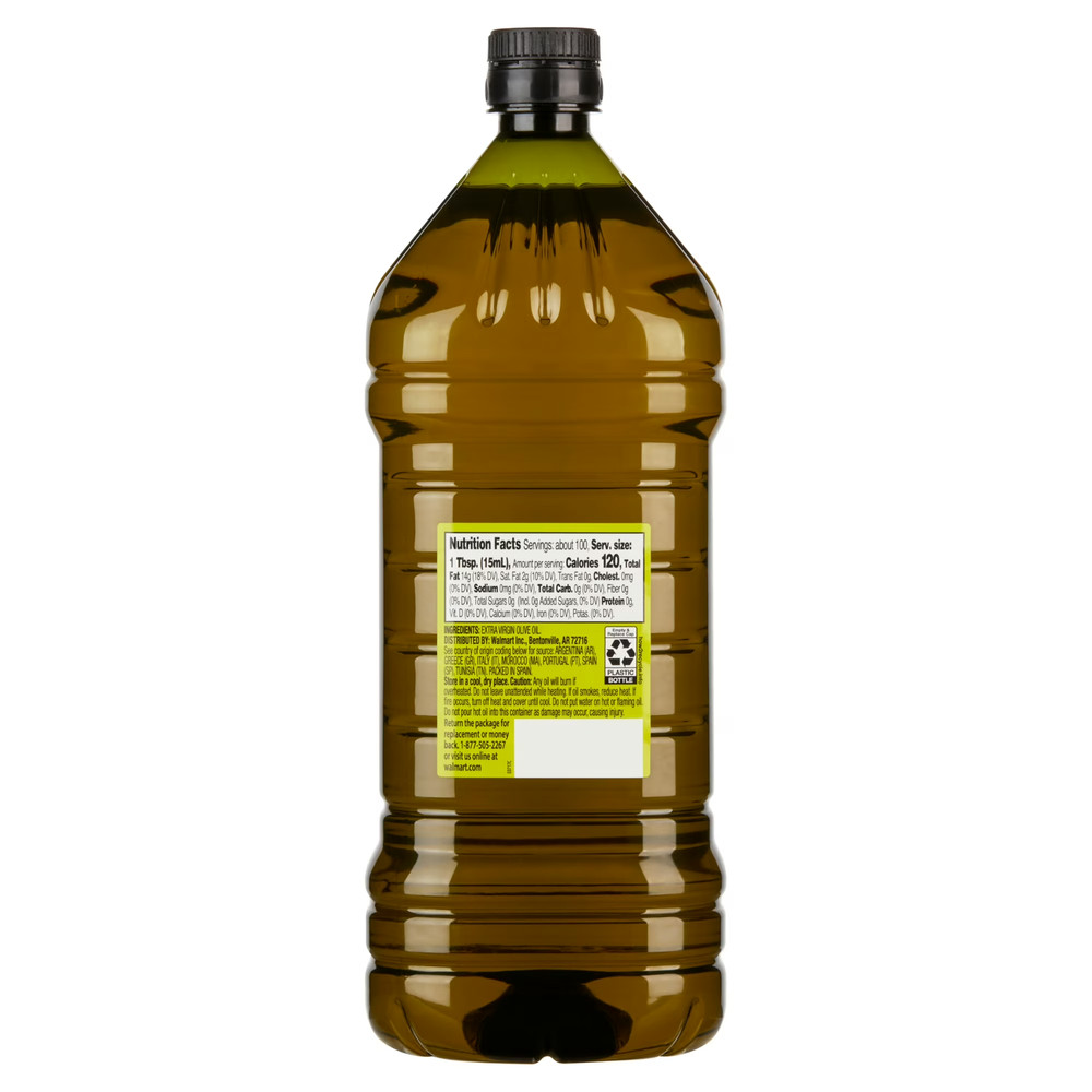 Great Value Extra Virgin Olive Oil, 51 fl oz