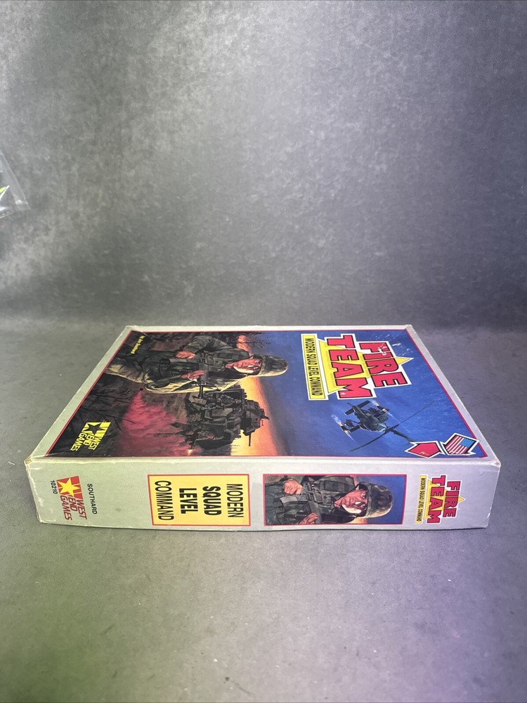 West End Games Fire Team Modern Squad Level Command 99% Complete 10210 READ*