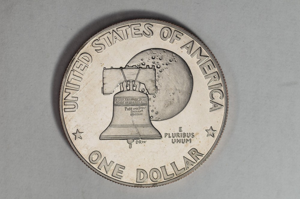 1976 S $1 Type 1 Copper-Nickel CLAD Proof Eisenhower Dollar