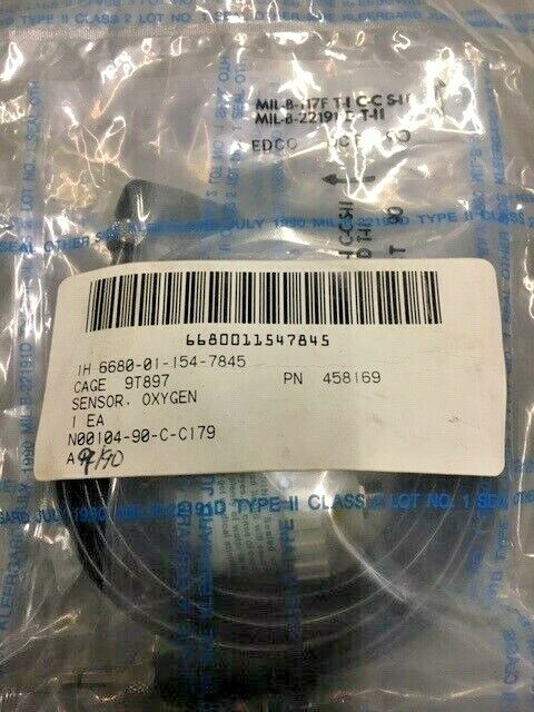 458169 oxygen sensor MSA 6680-01-154-7845 WITH CABLE