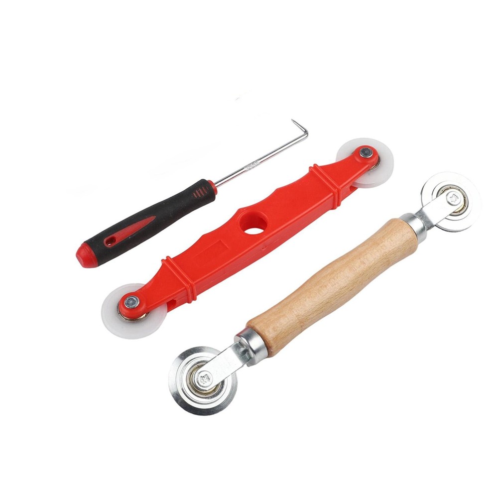 Window Screen Installation Kit 3pcs Multi Use Roller Tool for Mesh Replacement