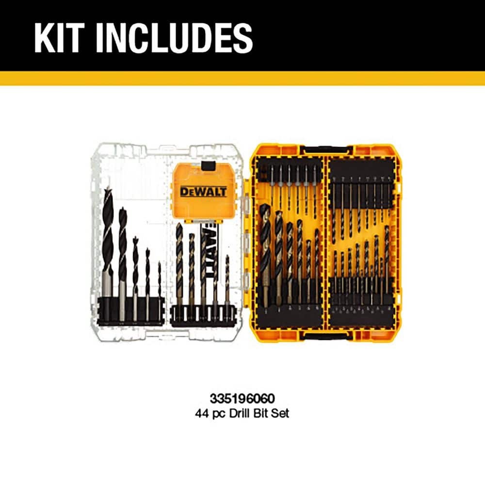 DEWALT Drill Bit Set (44-Piece) with Medium TOUGH CASE