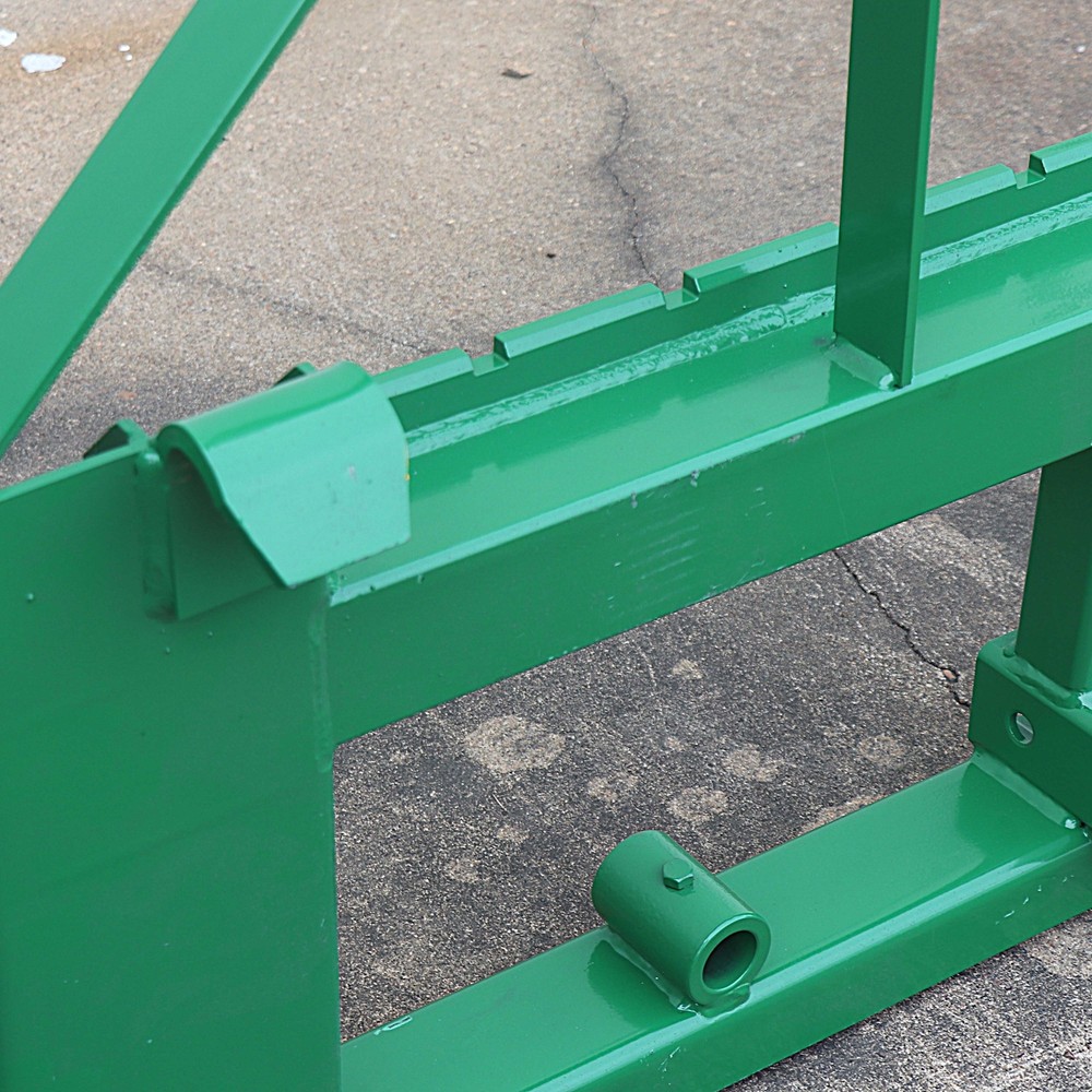 Titan Attachments Pallet Fork Frame with Receiver Hitch and Fork Blades 48"