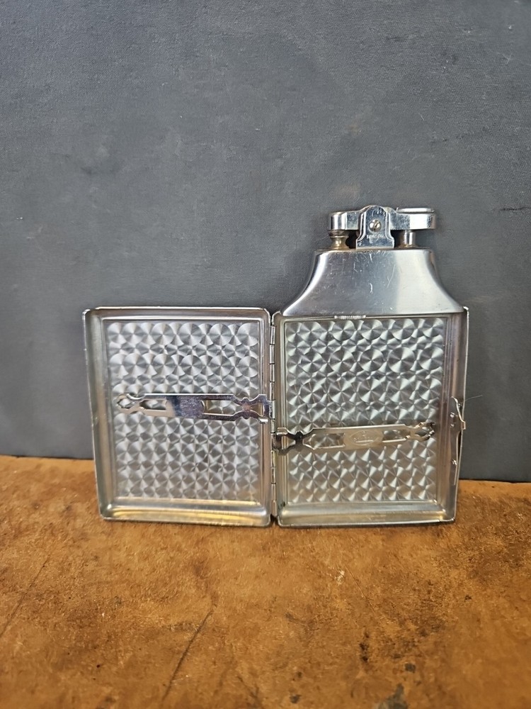 Ronson Mastercase Lighter Cigarette Case Vintage