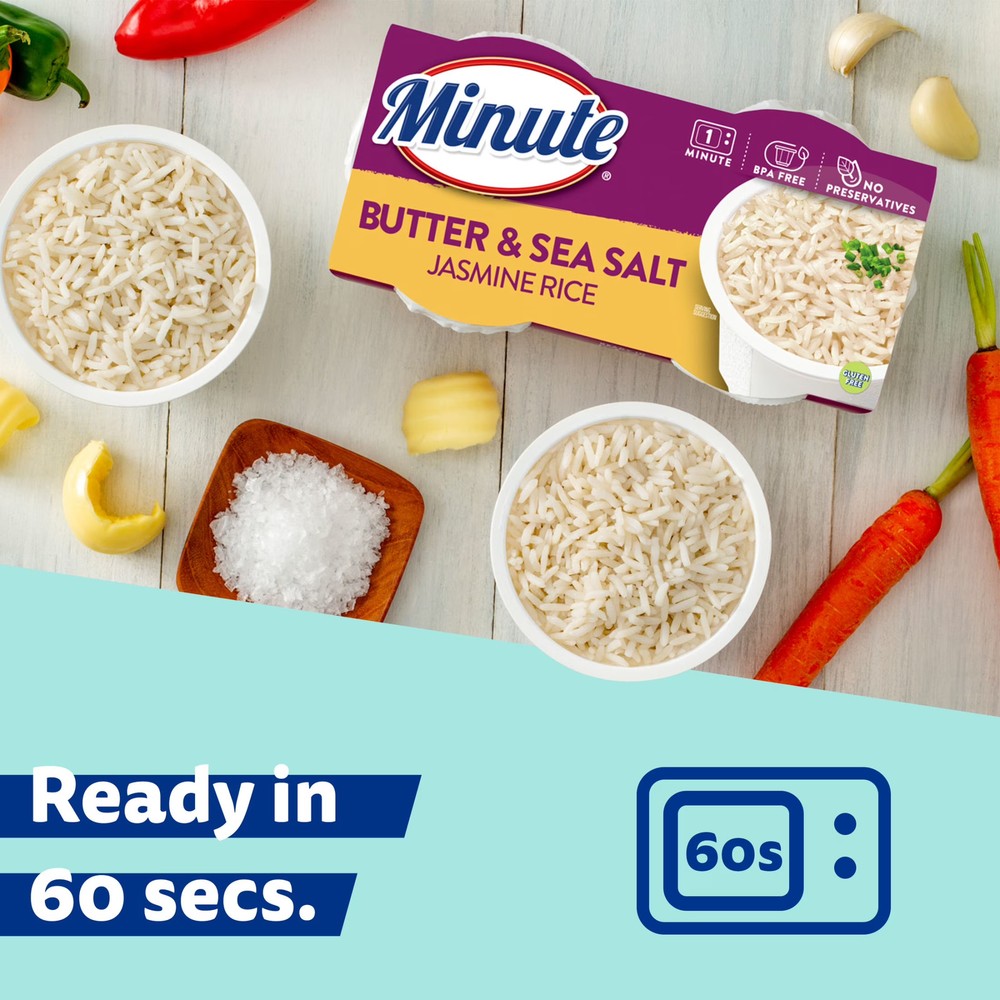 Microwaveable White Rice Cups Gluten Free