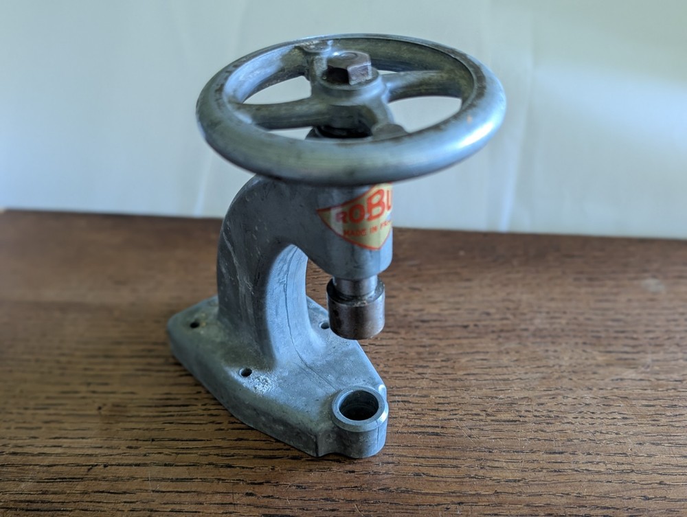 Robur Crystal Press Tool, NO DIES, Working, Vintage Watchmaker Tool