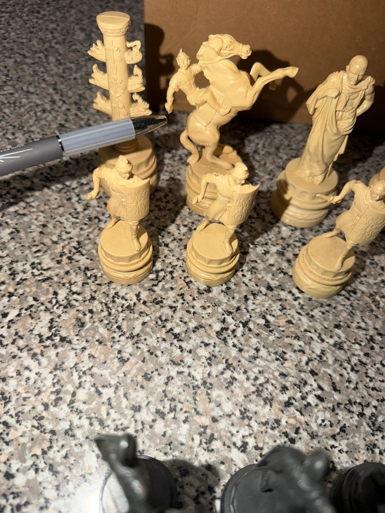 Ancient Rome Chess Set Classic Games 1963 Vintage