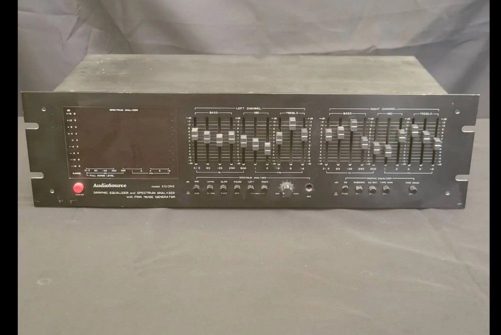 AudioSourceEQ-ONE Graphic Equalizer&Spectrum Analyzer  Rackmount Audio Processor