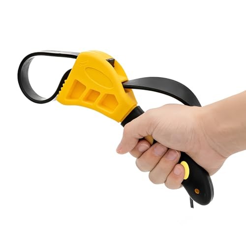 NIXNEHC Upgraded Adjustable Rubber Strap Wrench Set, 2pcs - Max Diameter 6"