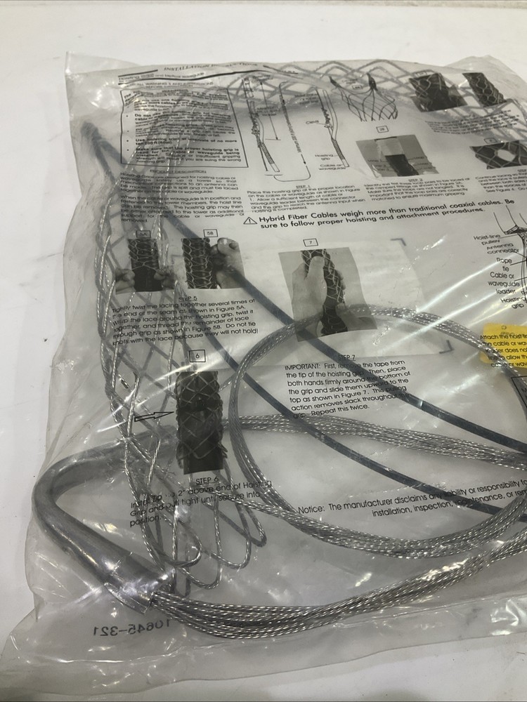 COMMSCOPE 29961-C HOISTING SUPPORT GRIP CLAMP 1 1/4 CABLE R5T
