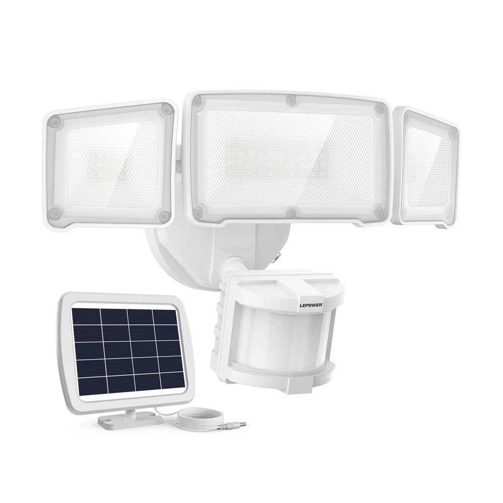 LEPOWER 1600LM LED Solar Security Lights Motion Outdoor, Motion Sensor Light,...