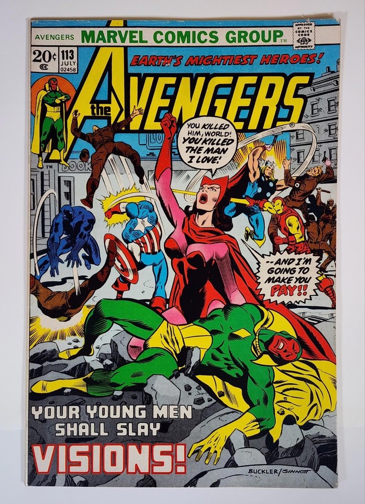 AVENGERS #113 Fine FN Marvel 1973 2nd App Mantis