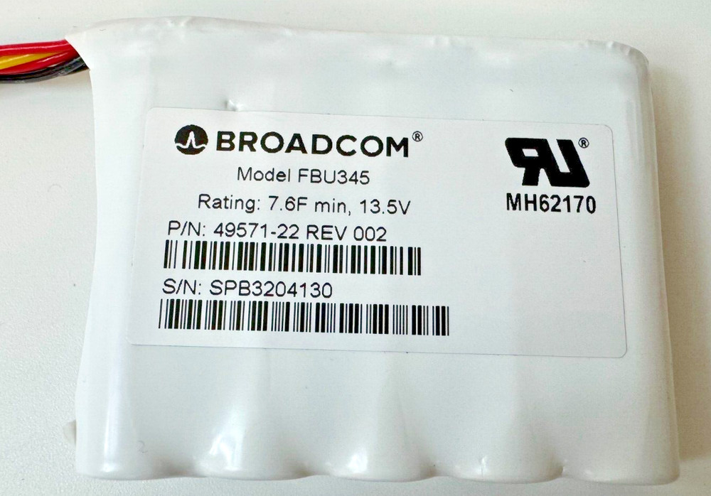 Cisco Broadcom UCSC-MRAID-SC 74-12857-01 UCS RAID Controller BBU Backup Battery