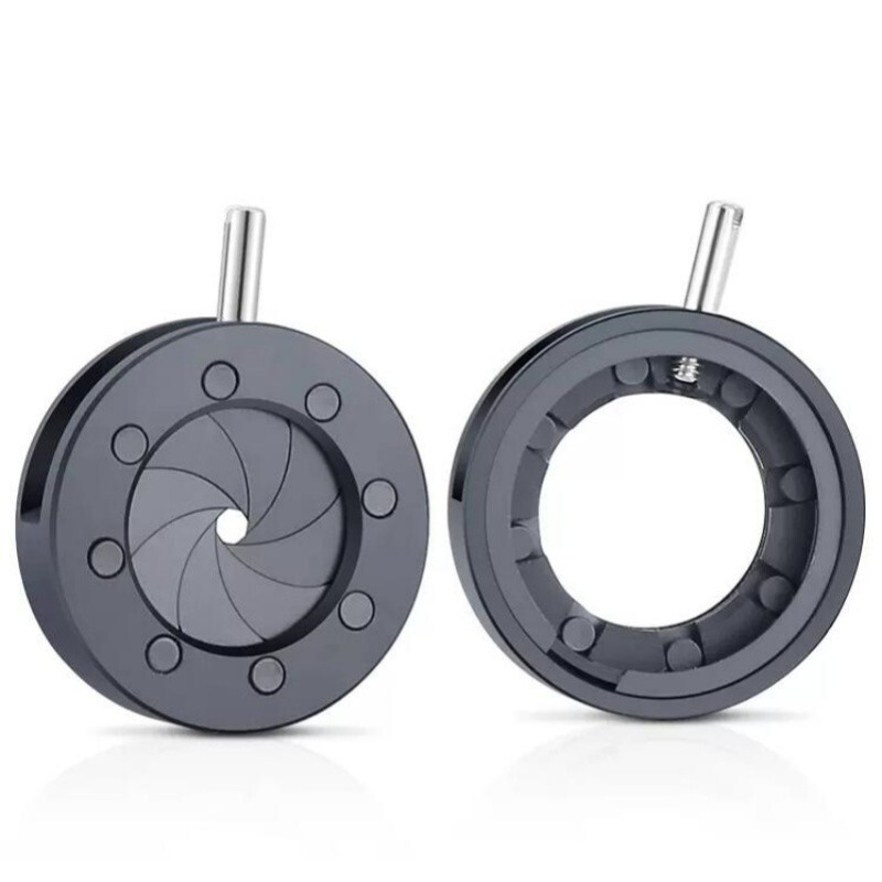 0.8-9.5mm zoom variable iris manual aperture camera microscope optical iris film