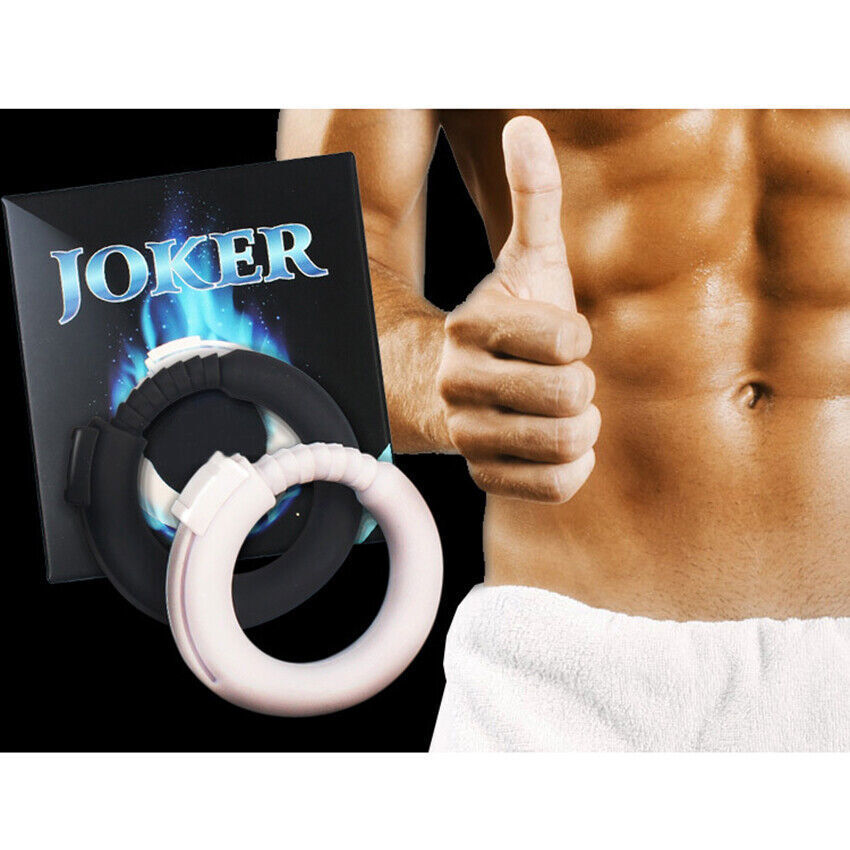 Male Adjustable Silicone Penis Cock Ring Enhancer-Prolonging Delay-Ejaculation