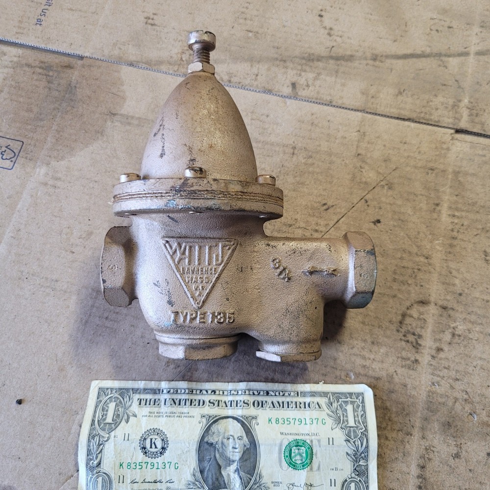 Vintage Watts Regulator Water Reducing Valve & Strainer Model 135