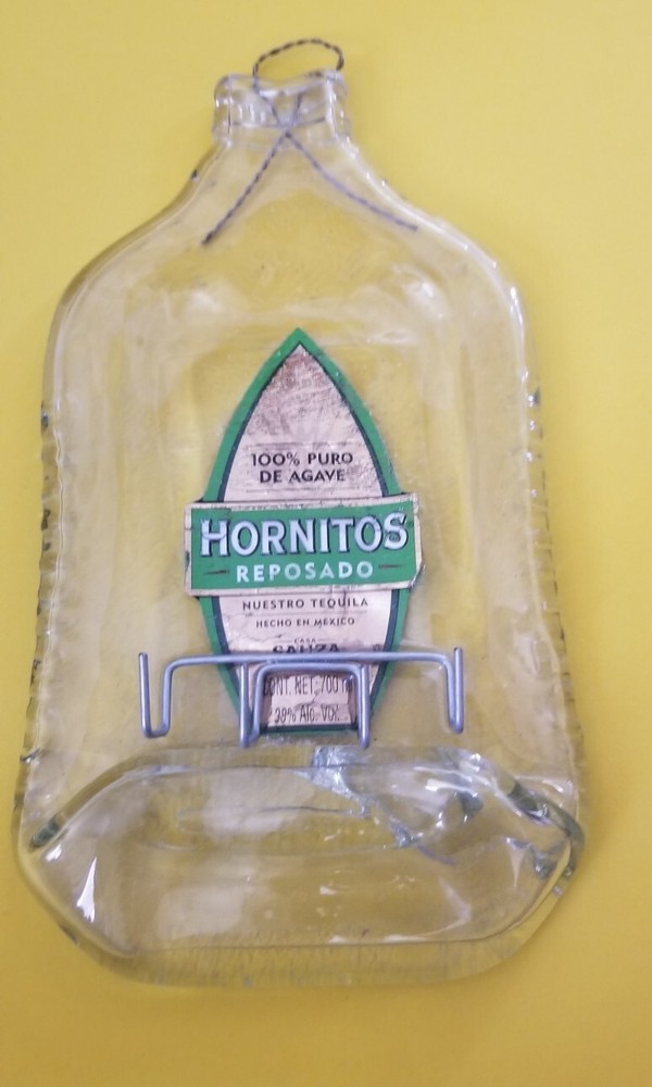 Hornitos Tequila Melted Glass Keyholder