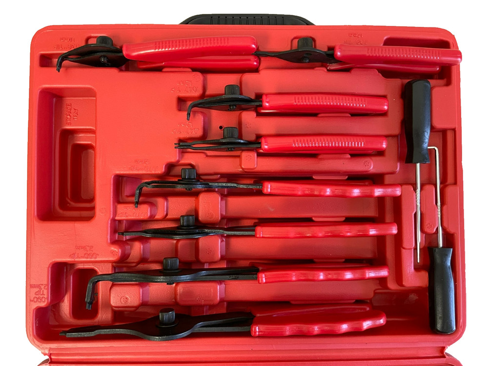 10Pc Snap Ring Pliers Set