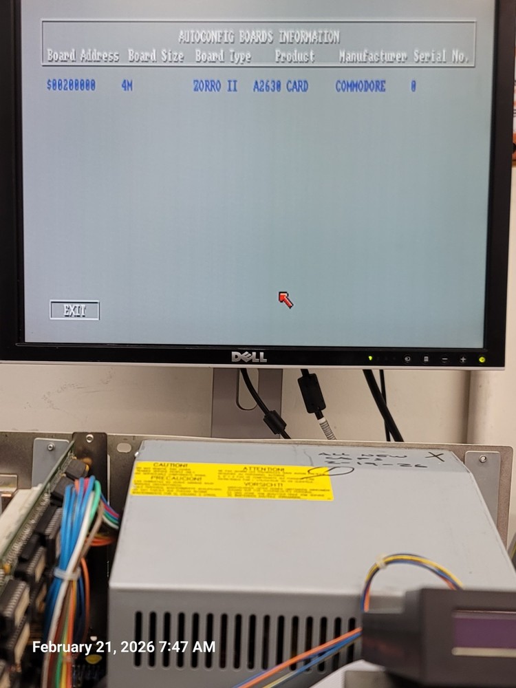 Commodore Amiga A2630 The Edge Accelerator 68030 25MHz & 4MB for A2000 computer