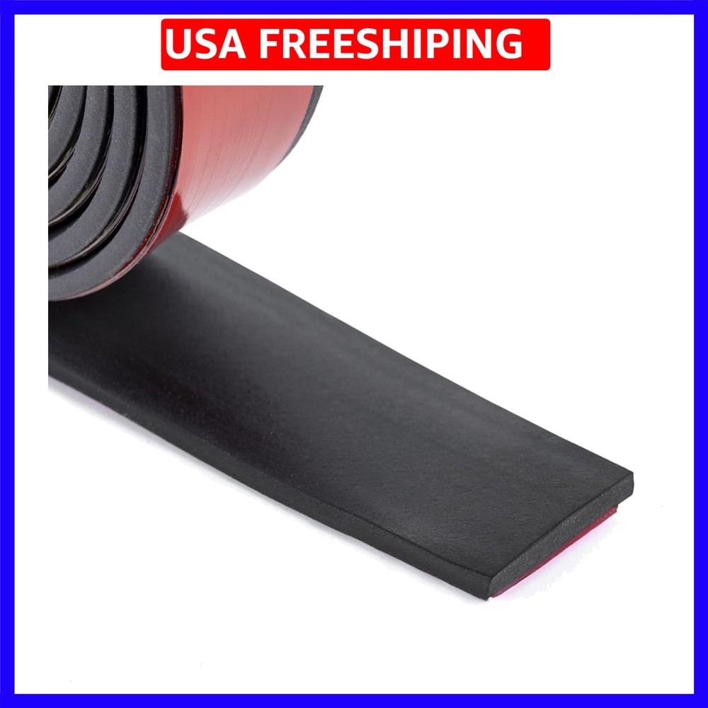 Neoprene Rubber Strips Self Adhesive Sheets, Rolls & Strips with Adhesive Bac...
