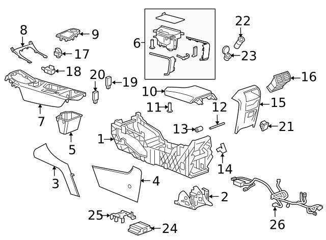 Genuine GM Auxiliary Jack 13349324