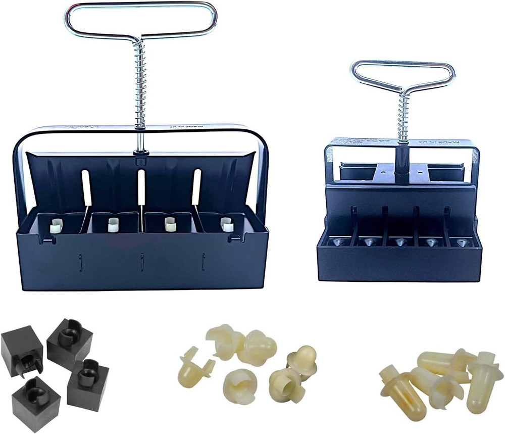 Ladbrooke Authentic Soil Block Maker 5-Pc. Essentials Nesting System Includes Mi