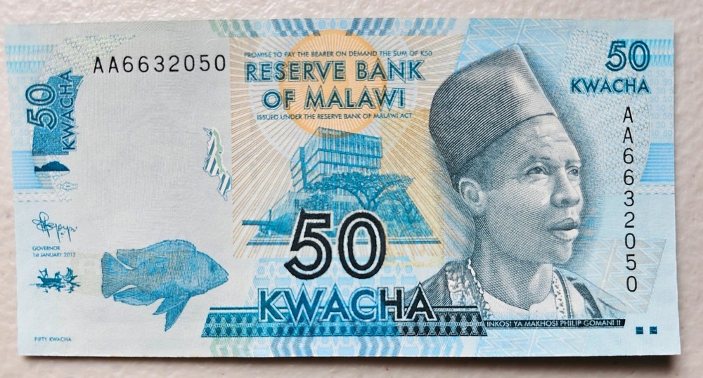 Malawi 50 Kwacha 2012 Unc