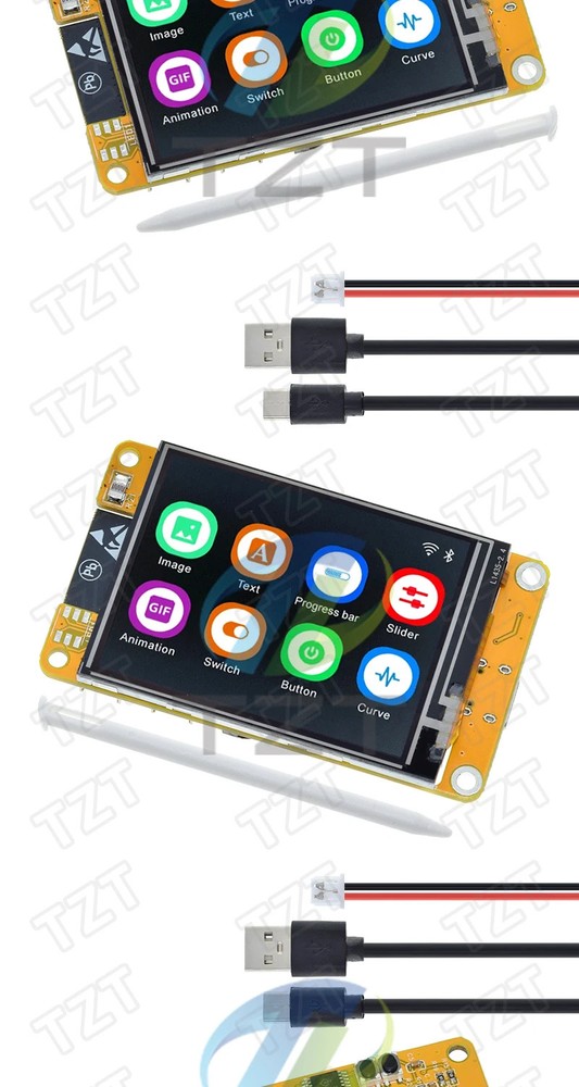 ESP32 WiFi Bluetooth 2.4" TFT LCD Touch Display LVGL Dev Board Module