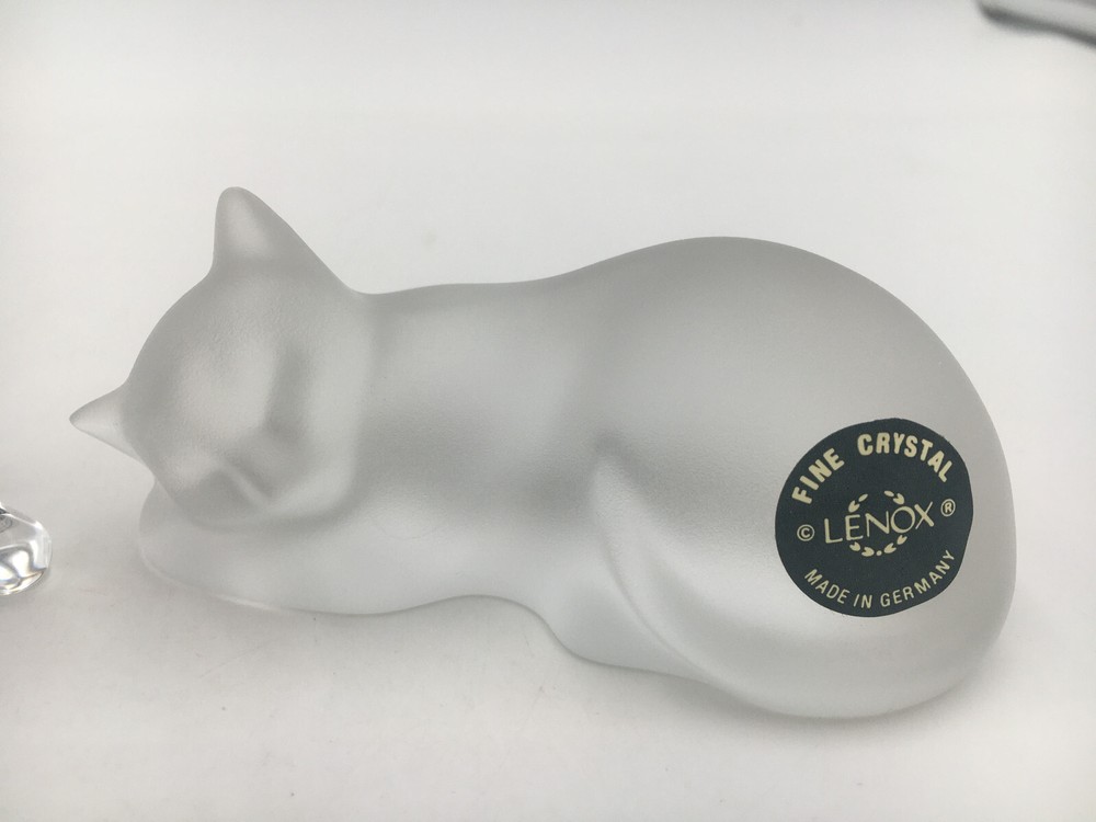 Lenox-Crystal Preen & Serene Cats 3" #746901