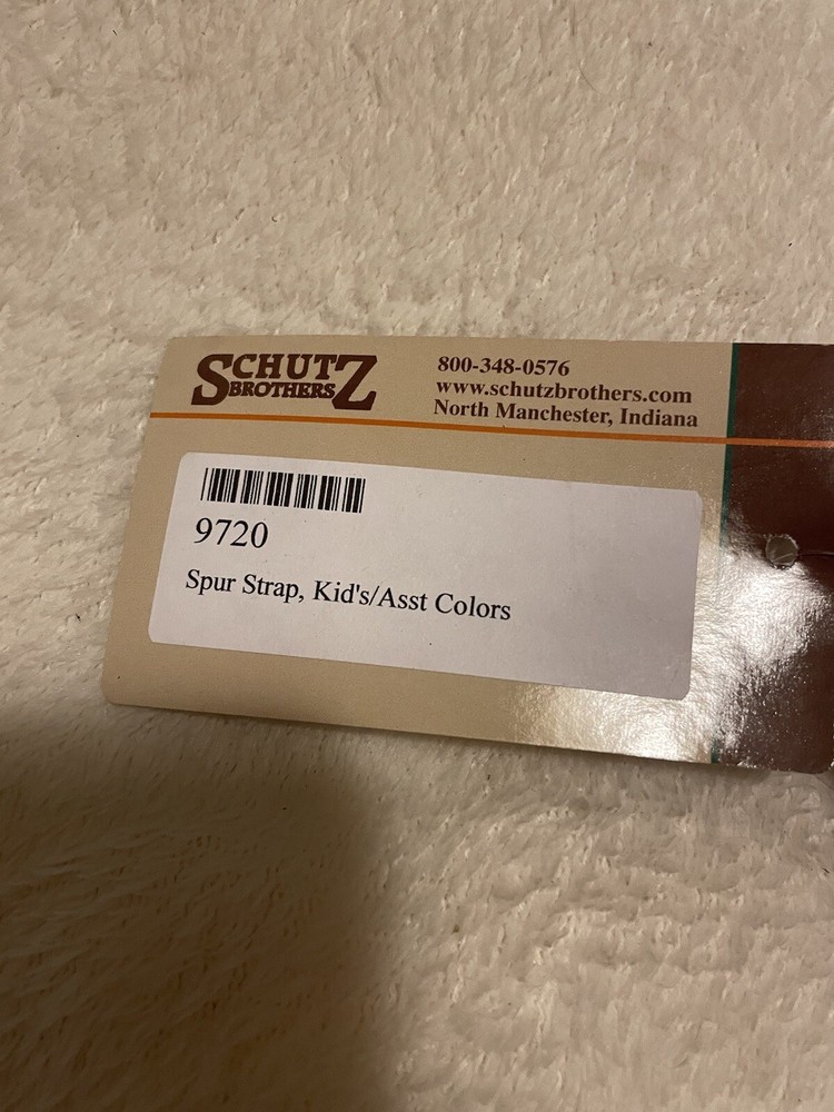 kids spur straps Schutz brothers