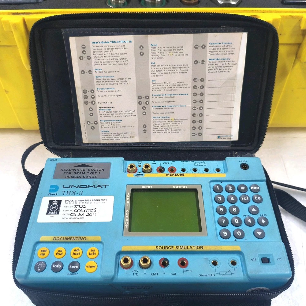 DRUCK MTC2000 CALIBRATION SET MTC2000-T1-X-DB1