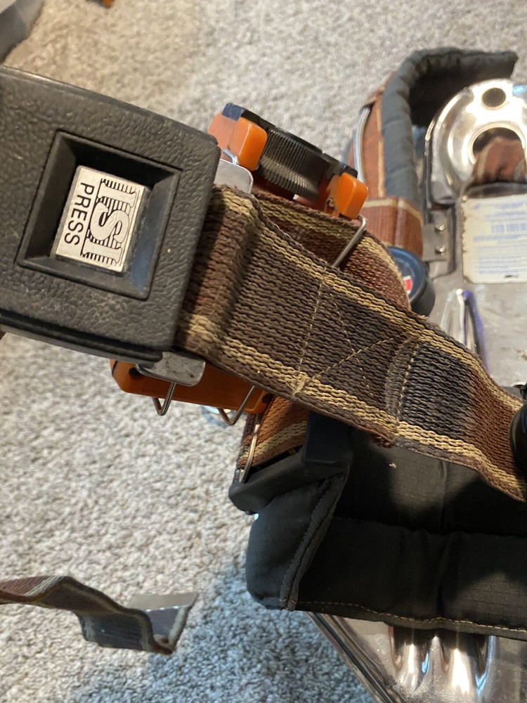 Vintage Firefighter Fire Breathing Harness Backpack With Regulator And Pass