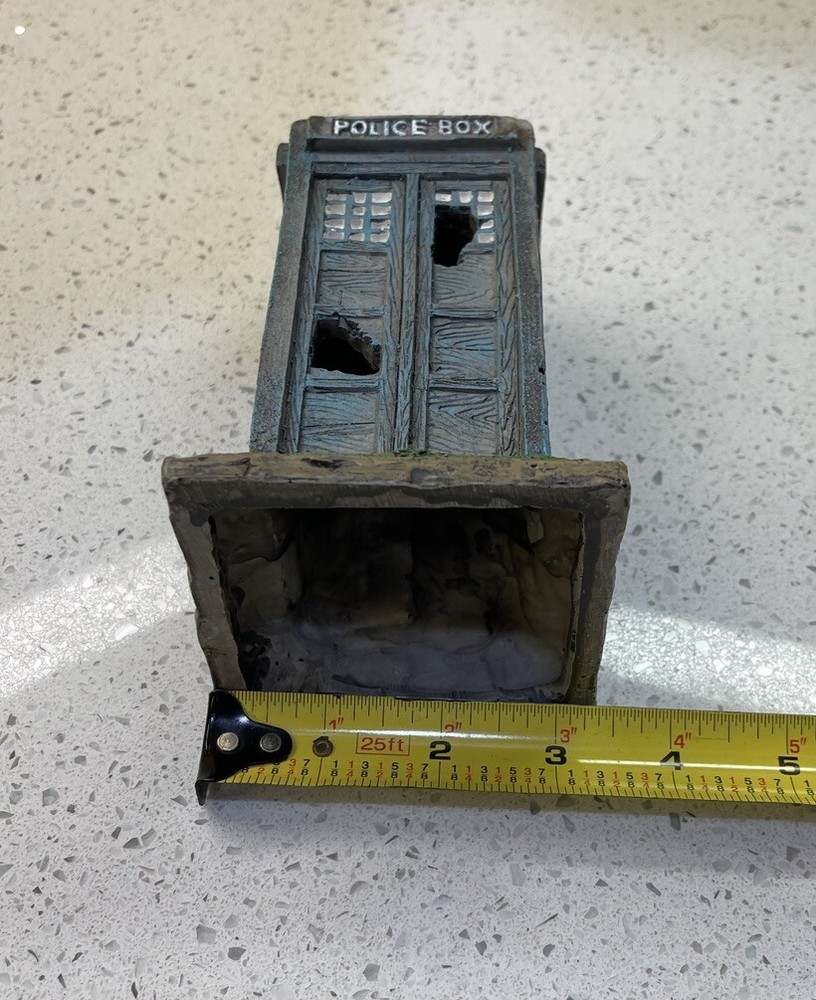 Old Style Police Box Aquarium Piece