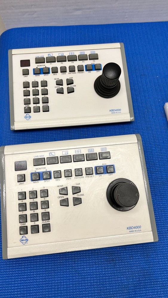Pelco KBD4000 Multiplexer Keyboard Controller (Qty 2)