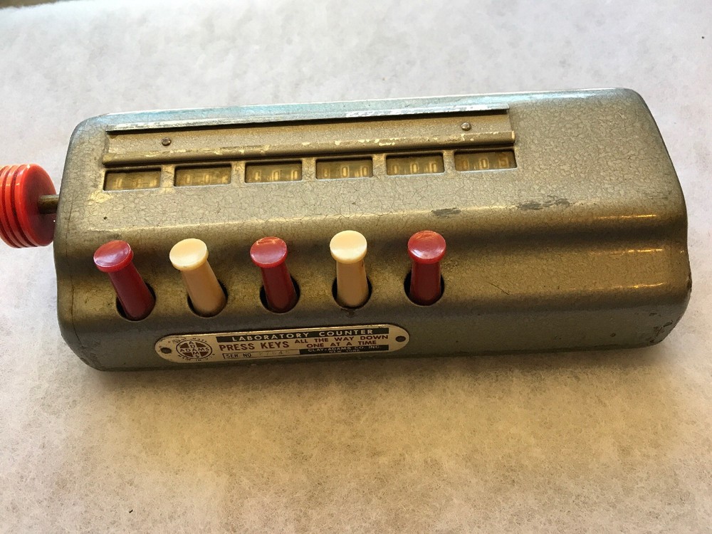 ADAMS LABORATORY VINTAGE COUNTER, Clay Adams Co.