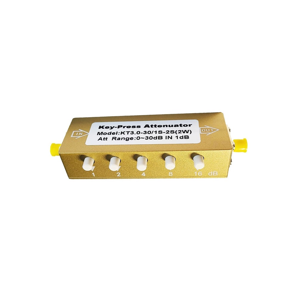 Adjustable Key-Press Attenuator Step-Adjustable Attenuator 0-30dB SMA 2W