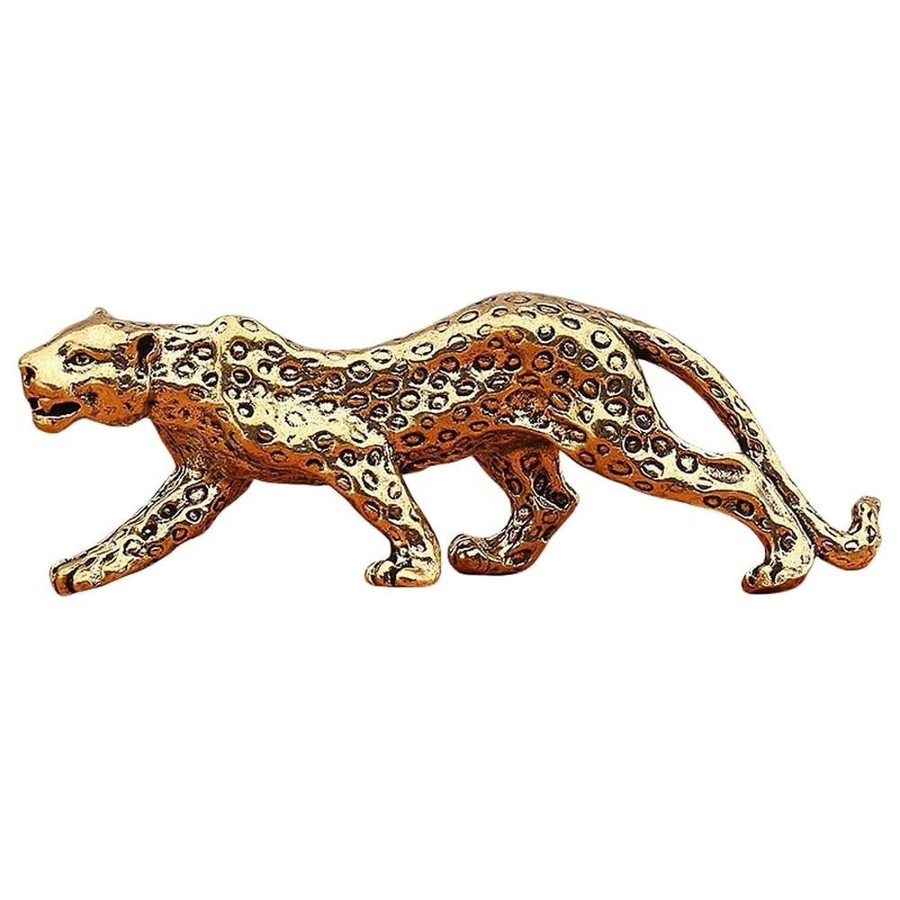 Leopard Statue - Elegant Leopard Figurine Stylish Desktop Ornament, Tabletop ...