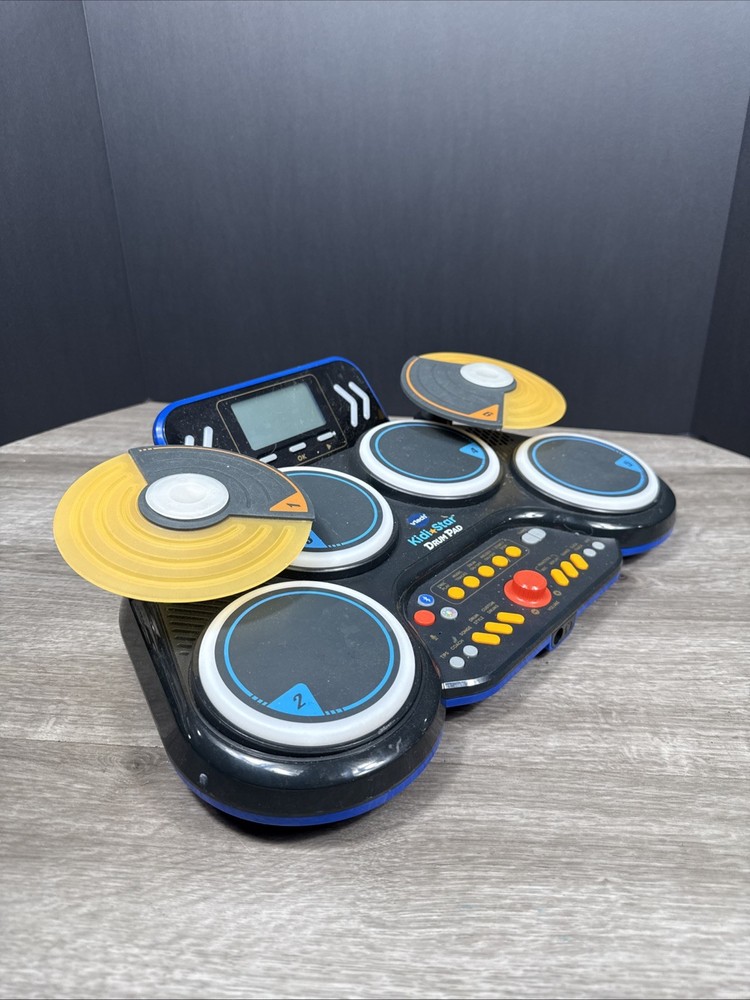 Vtech Kidi Star Drum Pad Set Bluetooth Kids Musical Instrument Learning TESTED