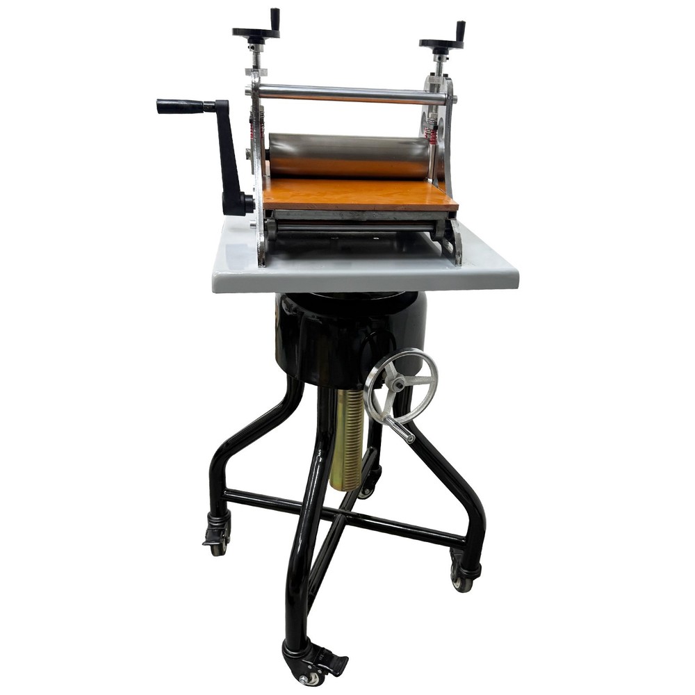 Printmaking Machine,Sculpture Turntable & Printmaking Press Combo Set 360° Rotat